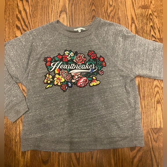 Rebecca Minkoff sweatshirt with Heartbreaker appliqué - Picture 1 of 3